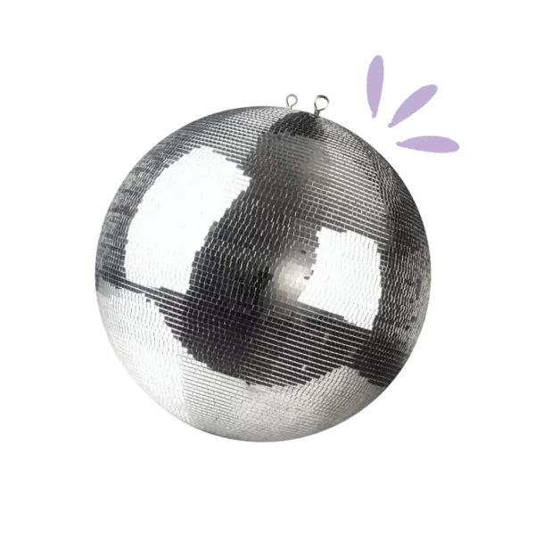 Boule à facettes de 50 cm