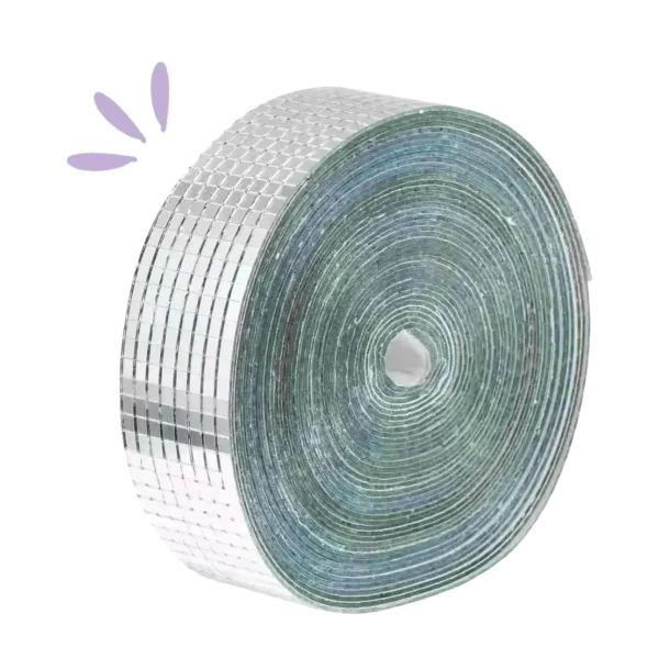 Rouleau de mosaïque facettes autocollantes
